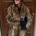 Exclusive Lippy Cat maxi-length coat