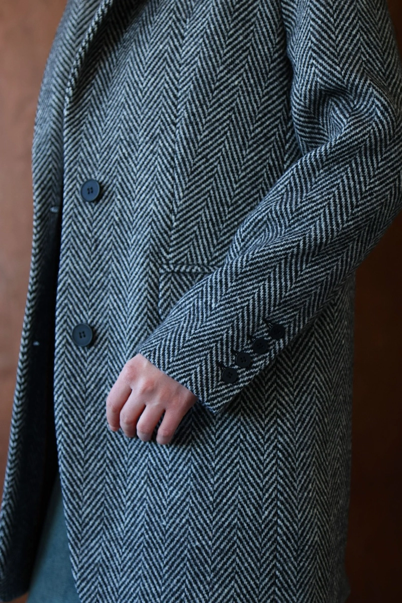 Tweed coat jacket