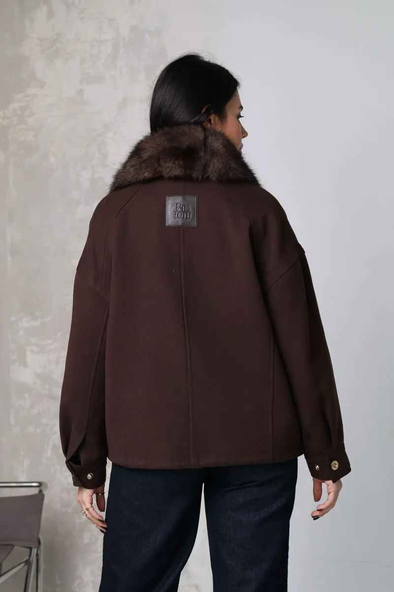 Premium coat crafted from Italian Marini fabric