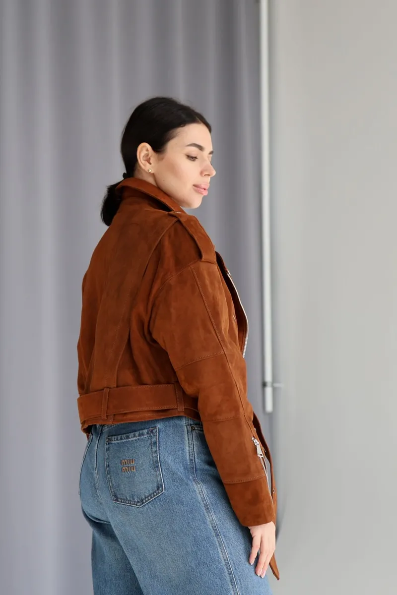Whiskey Suede Jacket