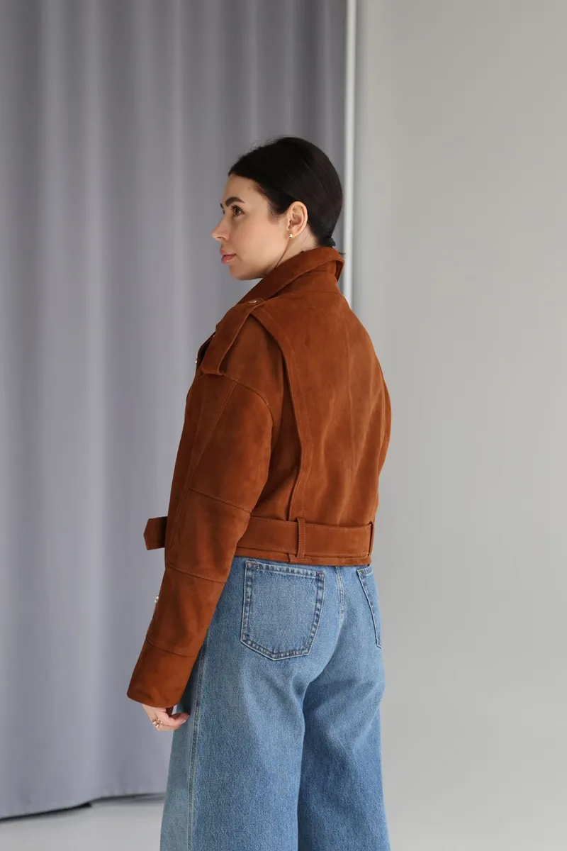 Whiskey Suede Jacket