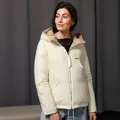 Двухсторонний пуховик с капюшоном 