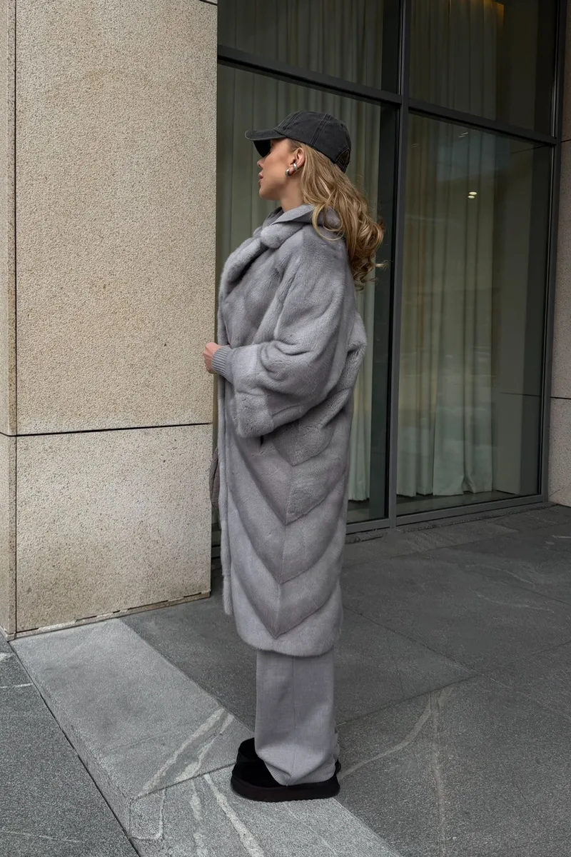 Luxurious mink coat