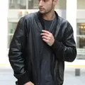 Reversible jacket with an elastic waistband