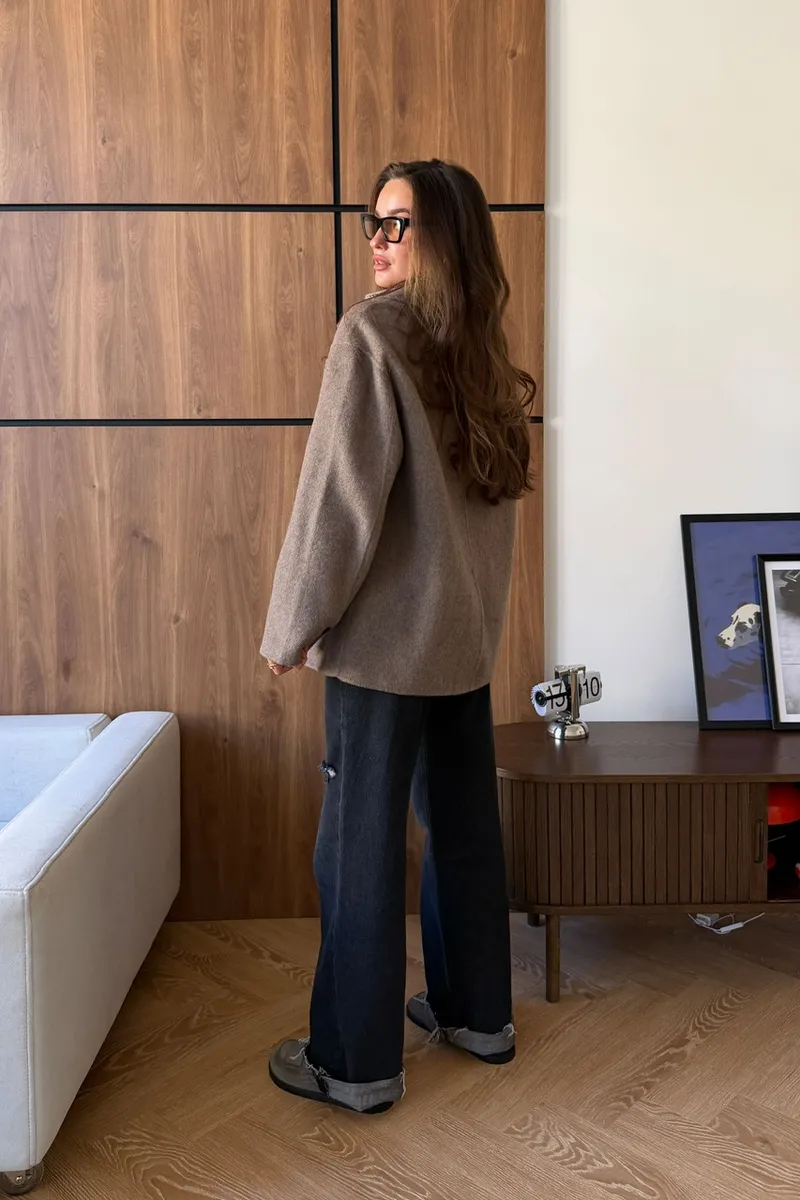 Wool two-piece set: jacket and vest