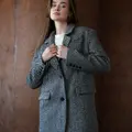 Tweed coat jacket