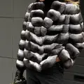 Chinchilla fur coat