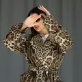 Cashmere coat with slits on the sleeves