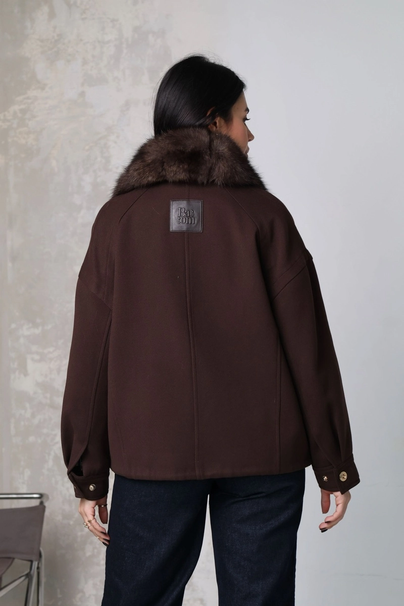 Premium coat crafted from Italian Marini fabric
