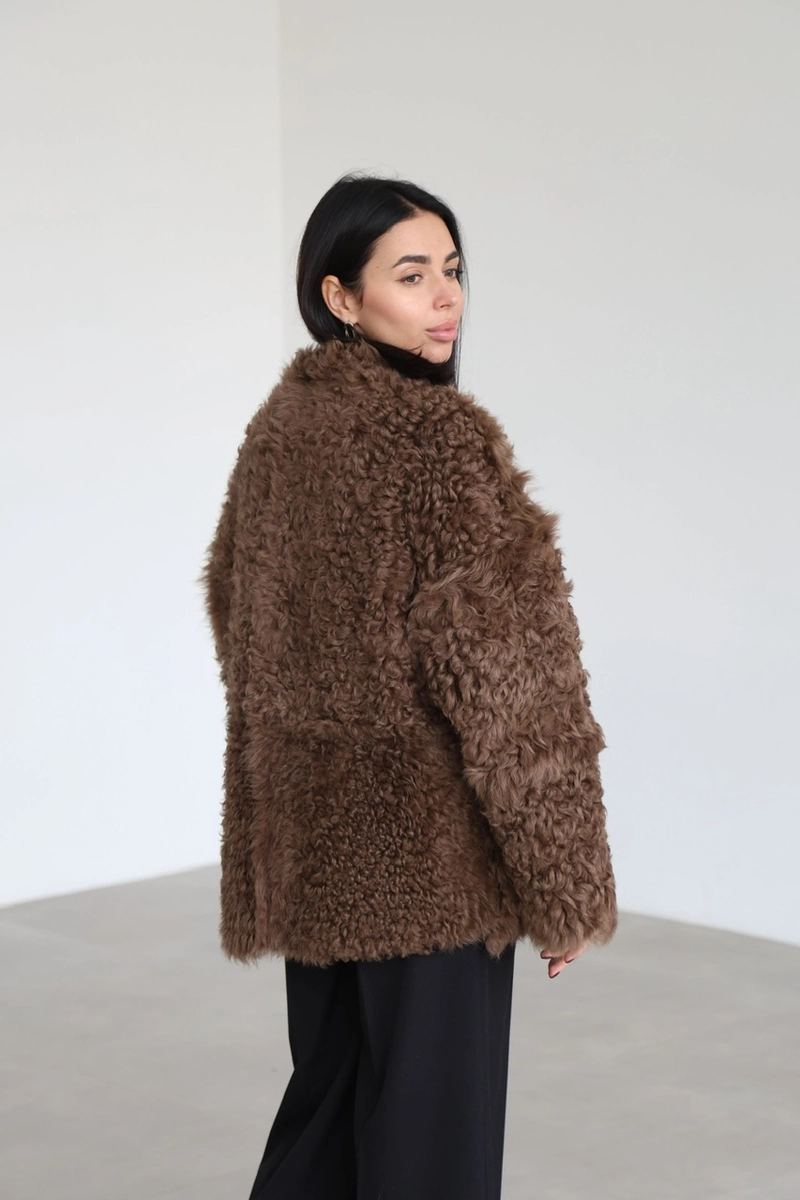 Reversible Tigrado sheepskin coat