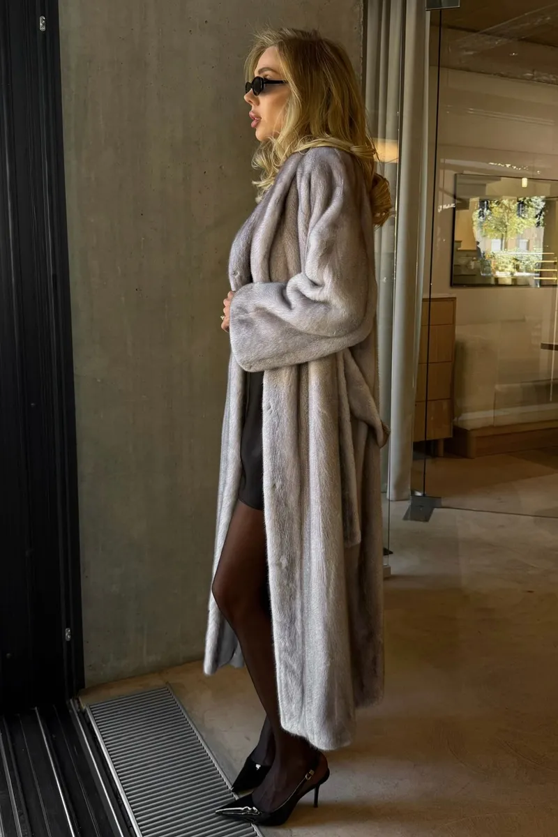 Bestselling maxi-length mink fur coat