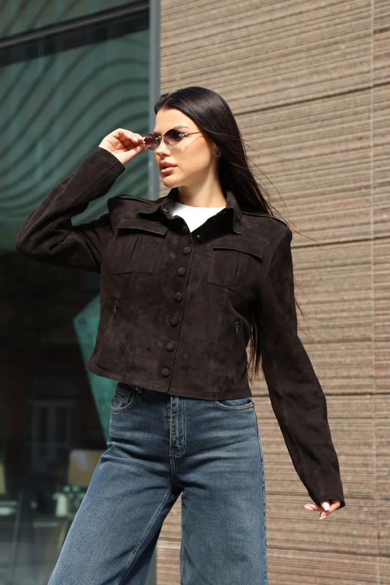 Elegant Suede Jacket