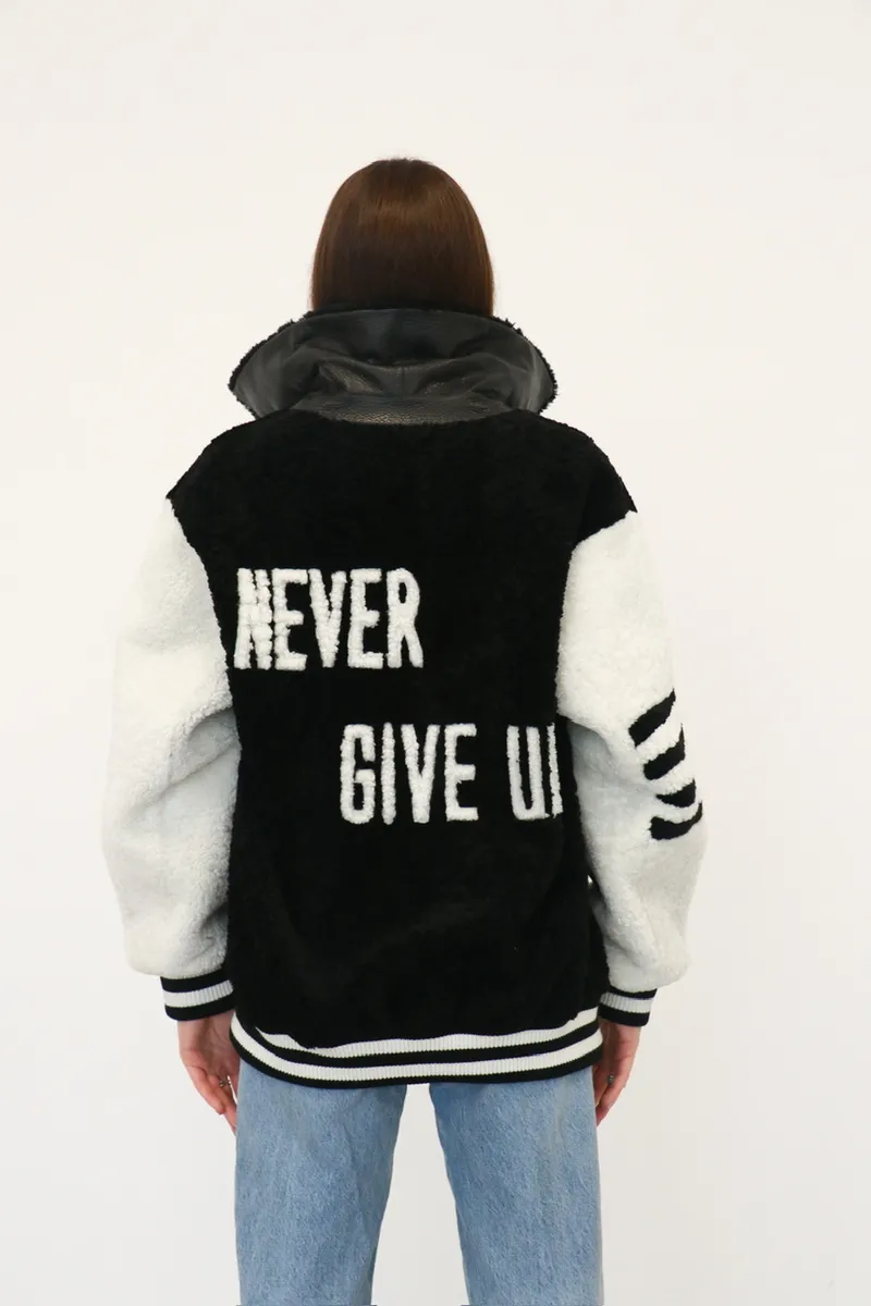Дублёнка NEVER GIVE UP