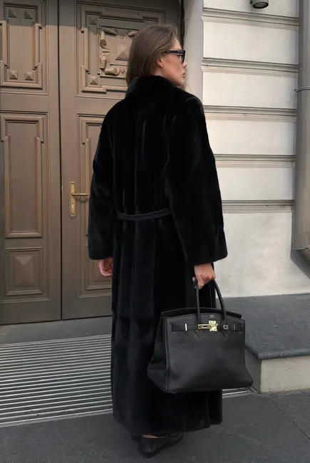 Manzari premium mink fur coat 