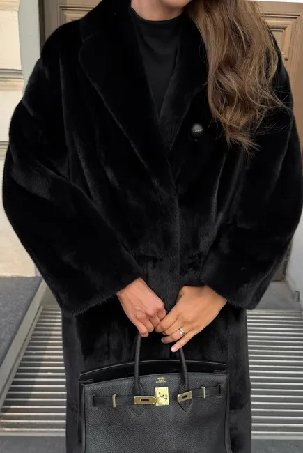 Manzari premium mink fur coat 