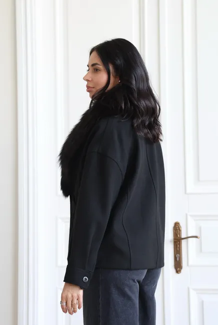 Premium coat crafted from Italian Marini fabric