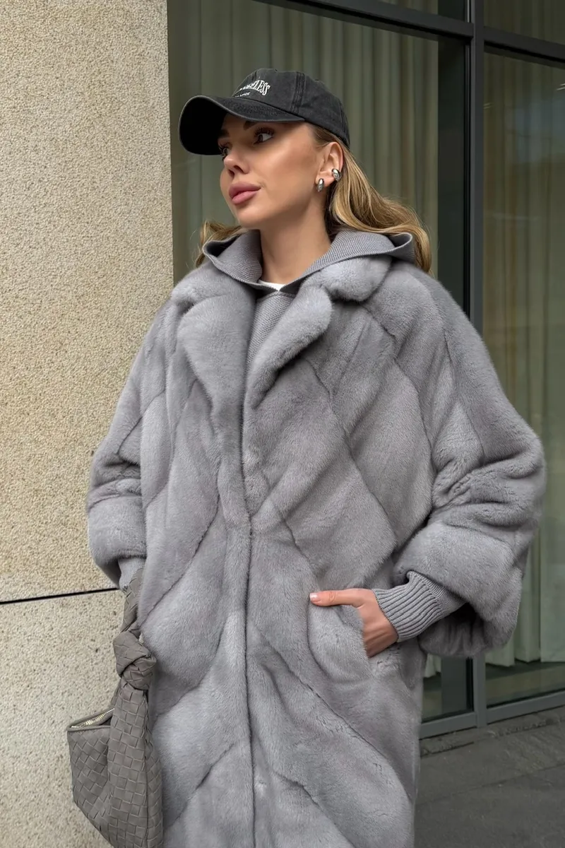 Luxurious mink coat