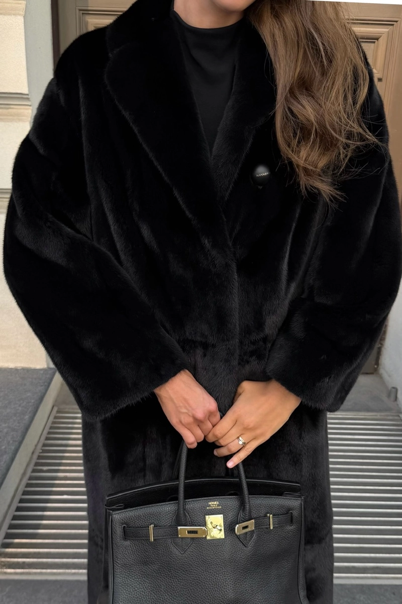 Manzari premium mink fur coat 