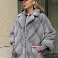 Luxurious mink coat